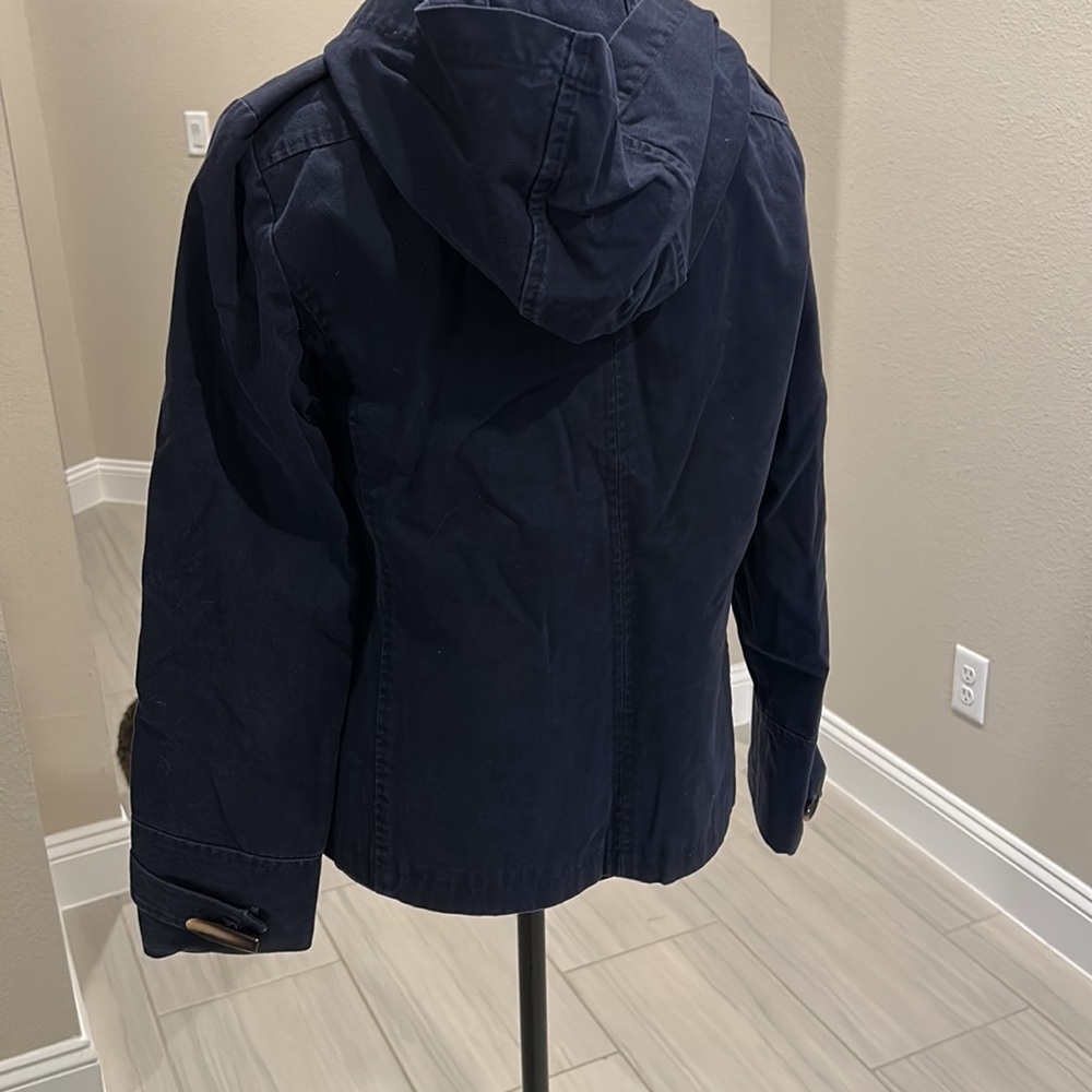 Banana Republic navy toggle closure coat - Picture 4 of 7